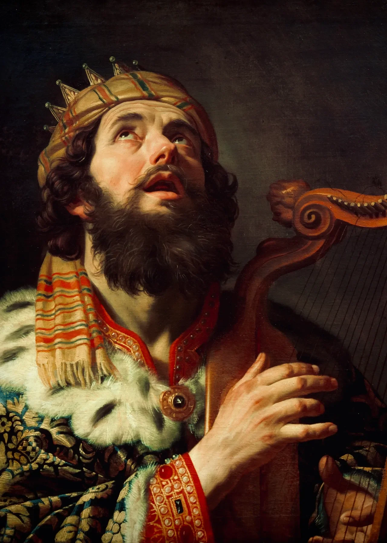 King David, by Gerard van Honthorst (Image Source: WikiMedia Commons)