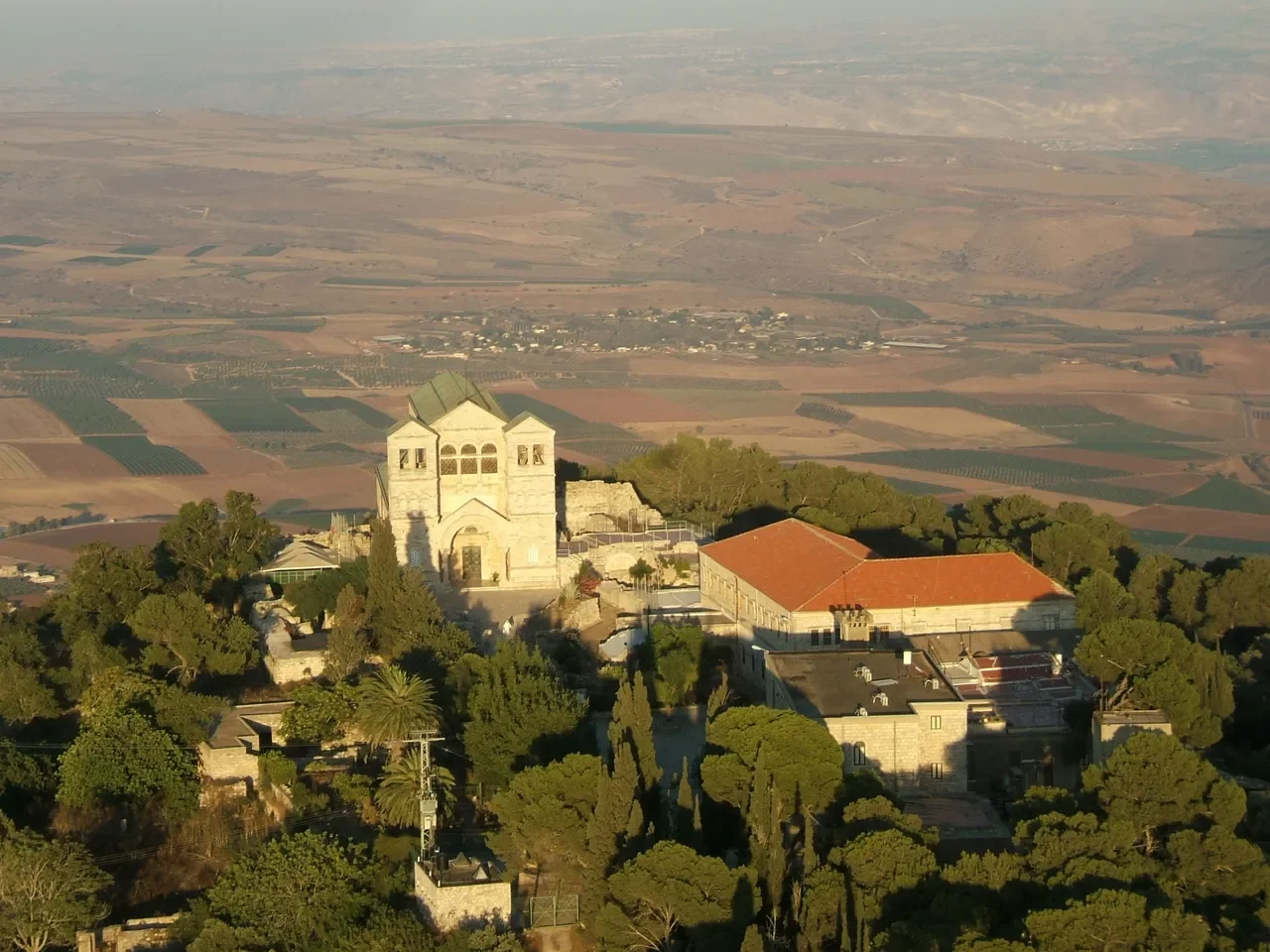 Photo of traditional site of Transfiguration of Jesus Christ (Mount Tabor).